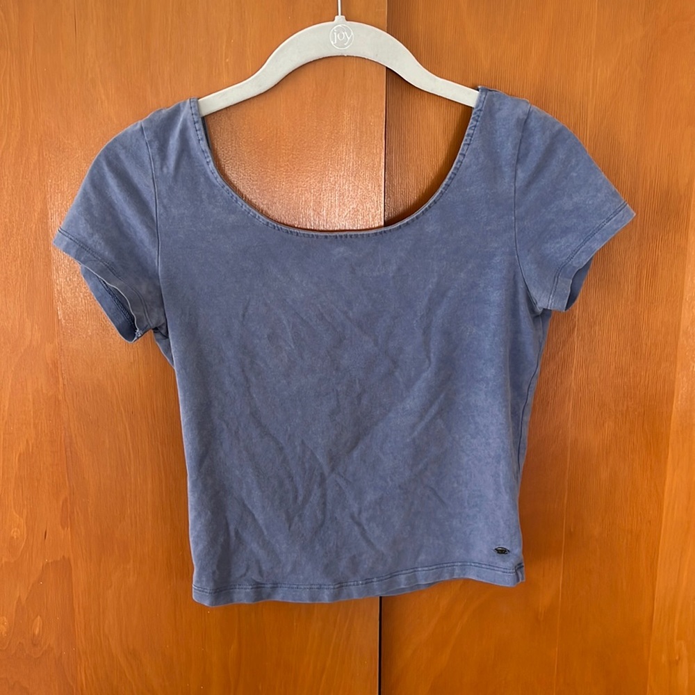 American eagle cropped tee